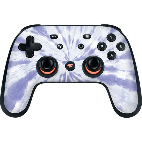 Purple Tie Dye Google Stadia Controller Skin