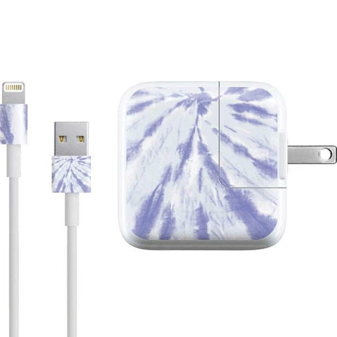 Purple Tie Dye iPad Charger (10W USB) Skin