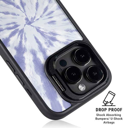 Purple Tie Dye iPhone 14 Pro Kickstand Case