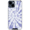 Purple Tie Dye iPhone 15 Clear Case