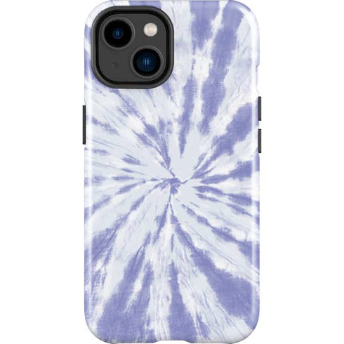 Purple Tie Dye iPhone 15 Impact Case