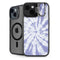 Purple Tie Dye iPhone 15 Kickstand Case
