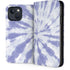 Purple Tie Dye iPhone 15 Plus Folio Case
