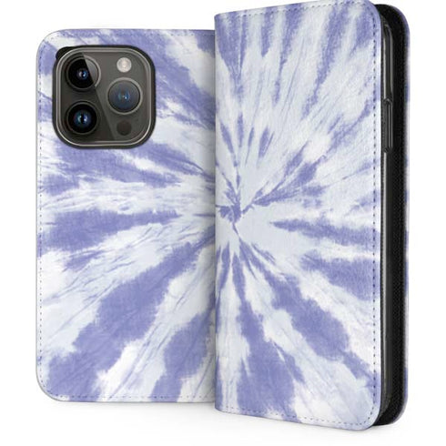 Purple Tie Dye iPhone 15 Pro Folio Case