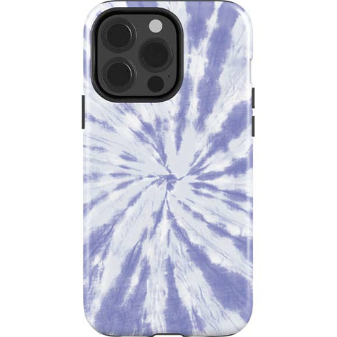 Purple Tie Dye iPhone 15 Pro Impact Case