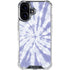 Purple Tie Dye iPhone 16 Clear Case
