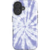 Purple Tie Dye iPhone 16 Impact Case