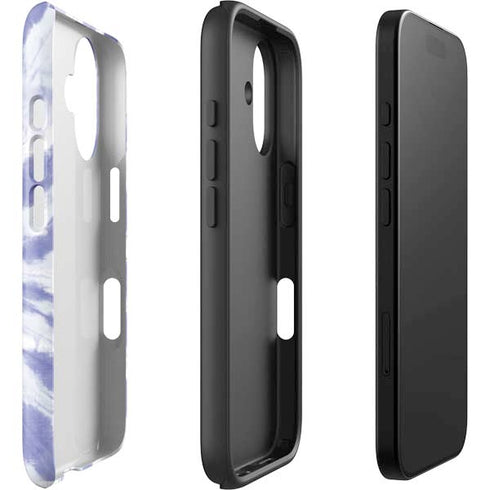 Purple Tie Dye iPhone 16 Impact Case
