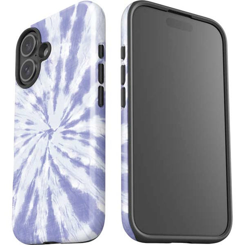 Purple Tie Dye iPhone 16 Impact Case
