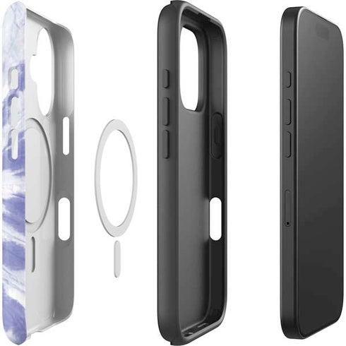 Purple Tie Dye iPhone 16 Magsafe Impact Case