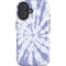 Purple Tie Dye iPhone 16 Plus Impact Case