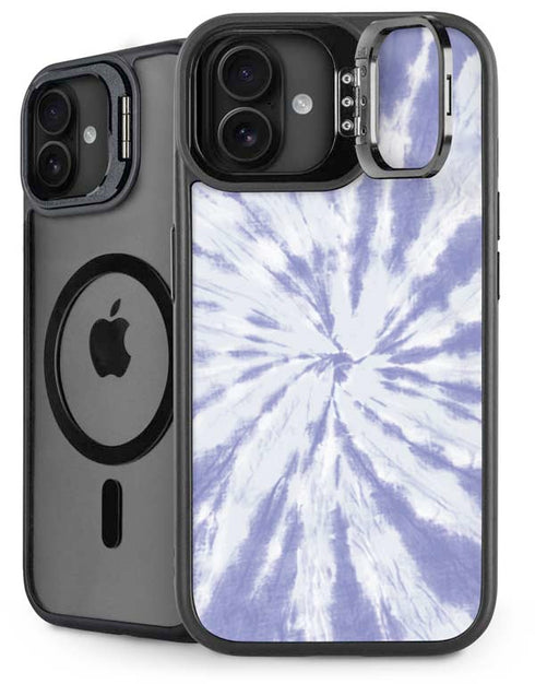 Purple Tie Dye iPhone 16 Plus Kickstand Case