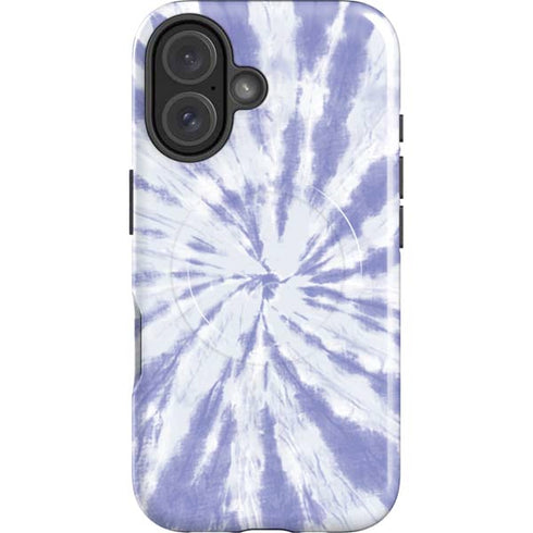 Purple Tie Dye iPhone 16 Plus Magsafe Impact Case