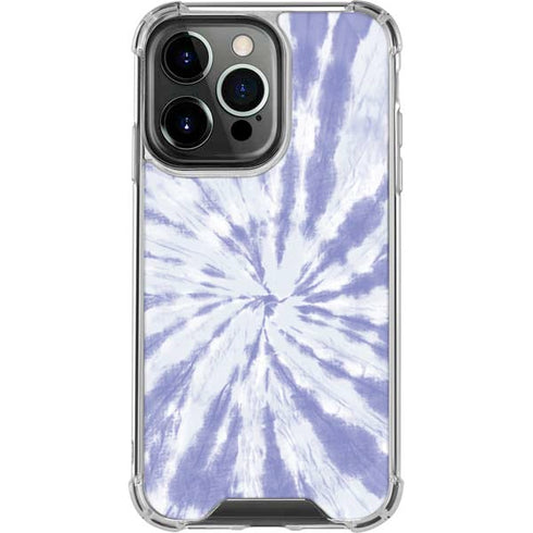 Purple Tie Dye iPhone 16 Pro Clear Case