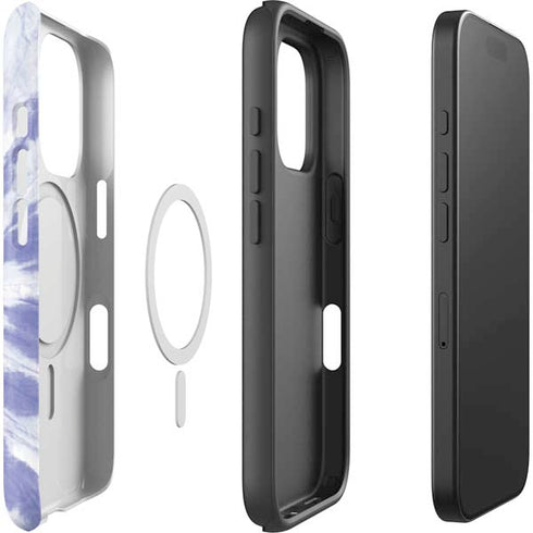 Purple Tie Dye iPhone 16 Pro Max Magsafe Impact Case