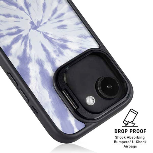 Purple Tie Dye iPhone 16e Kickstand Case