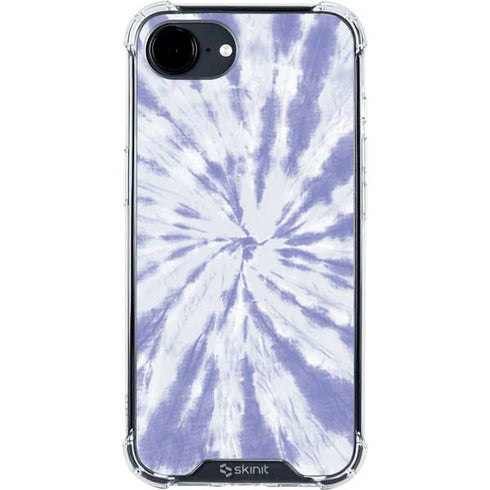Purple Tie Dye iPhone 16e Clear Case
