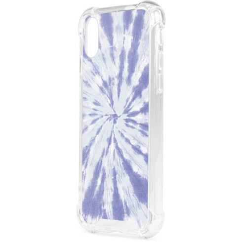 Purple Tie Dye iPhone XS Clear Case