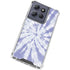 Purple Tie Dye Moto G 5G (2025) Clear Case