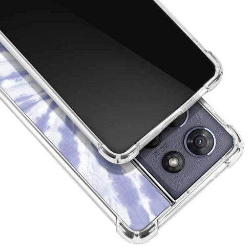 Purple Tie Dye Moto G 5G (2025) Clear Case