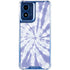 Purple Tie Dye Moto G 5G (2024) Clear Case