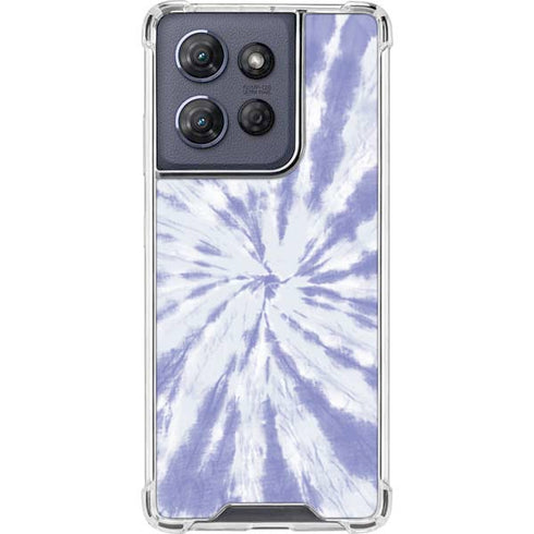 Purple Tie Dye Moto G Play 5G (2025) Clear Case