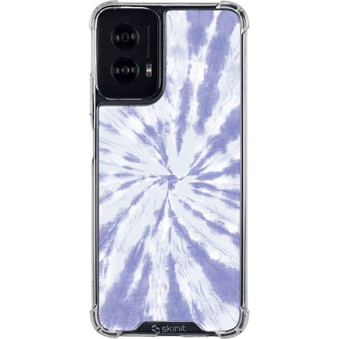 Purple Tie Dye Moto G Power 5G (2024) Clear Case