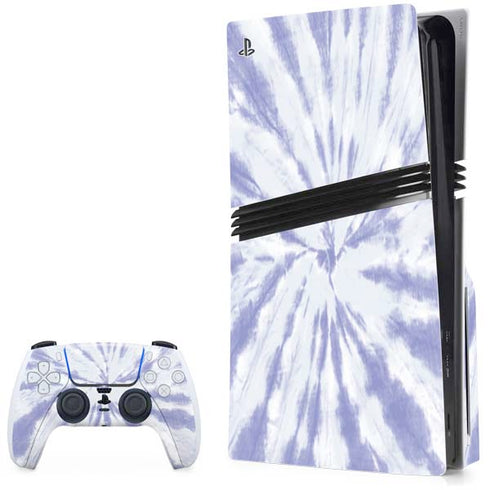 Purple Tie Dye PS5 Pro Disk Bundle Skin