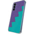 Purple Turquoise Zig Zag Galaxy A35 5G Clear Case