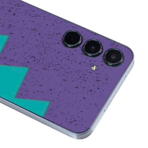 Purple Turquoise Zig Zag Galaxy A35 5G Skin
