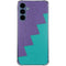 Purple Turquoise Zig Zag Galaxy A55 5G Clear Case
