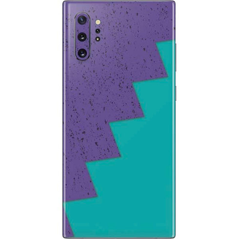 Purple Turquoise Zig Zag Galaxy Note 10 Plus Skin