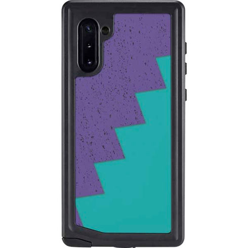 Purple Turquoise Zig Zag Galaxy Cases