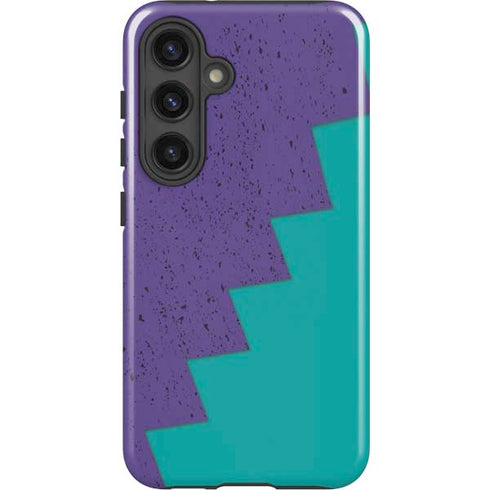 Purple Turquoise Zig Zag Galaxy S25 Impact Case