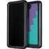 Purple Turquoise Zig Zag Galaxy S24 Plus Waterproof Case