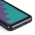 Purple Turquoise Zig Zag Galaxy S24 Plus Waterproof Case