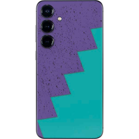Purple Turquoise Zig Zag Galaxy S25 Skin