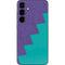 Purple Turquoise Zig Zag Galaxy S25 Skin