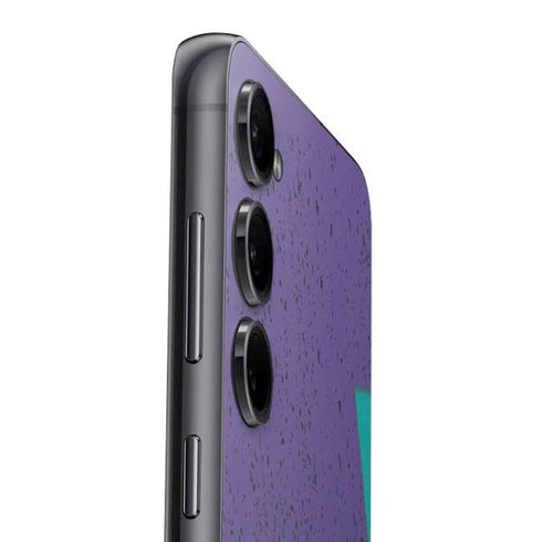Purple Turquoise Zig Zag Galaxy S24 Skin