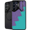 Purple Turquoise Zig Zag Galaxy S25 FE Kickstand Case