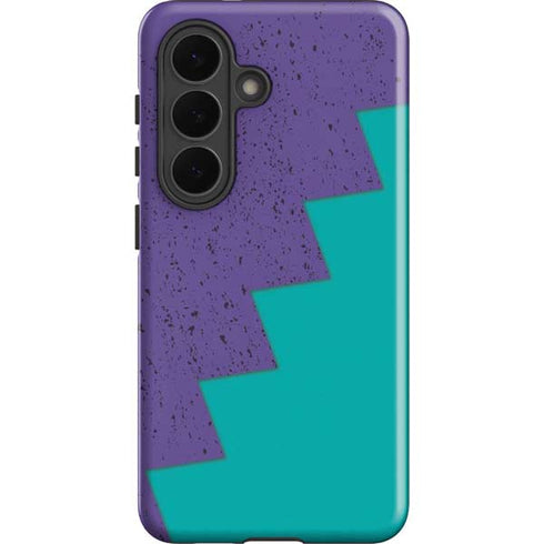 Purple Turquoise Zig Zag Galaxy S26 Impact Case