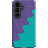 Purple Turquoise Zig Zag Galaxy S26 Impact Case