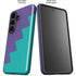 Purple Turquoise Zig Zag Galaxy S26 Impact Case