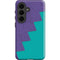 Purple Turquoise Zig Zag Galaxy S26 Plus Impact Case
