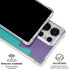 Purple Turquoise Zig Zag Galaxy S26 Ultra Clear Case