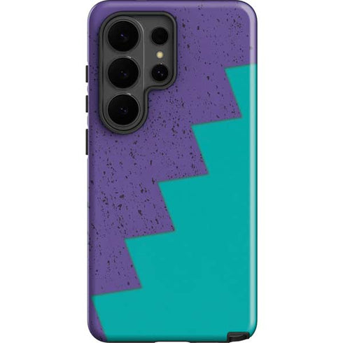 Purple Turquoise Zig Zag Galaxy S26 Ultra Impact Case