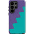 Purple Turquoise Zig Zag Galaxy S26 Ultra Impact Case
