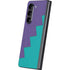Purple Turquoise Zig Zag Galaxy Z Fold5 5G Skin