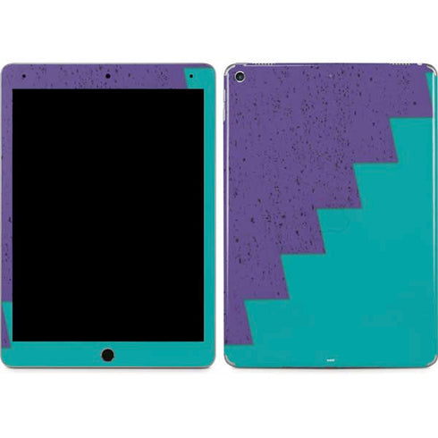 Purple Turquoise Zig Zag iPad Skins