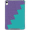 Purple Turquoise Zig Zag iPad 11th Gen (2025) Clear Case